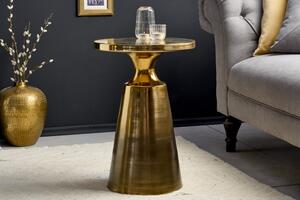 Odkládací stolek ABSTRACT 40 CM zlatý Nábytek | Doplňkový nábytek | Odkládací stolky
