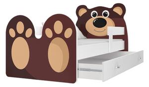 Dětská postel zvířátko MEDVĚD Velikost postele: 140x80 cm