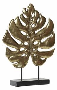 Dekorativní postava DKD Home Decor 25,5 x 6 x 34 cm Černý Zlatá Tropické List rostliny