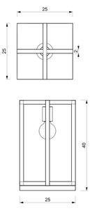 Stolní lampa ARNOLD 1xE27/60W/230V černá