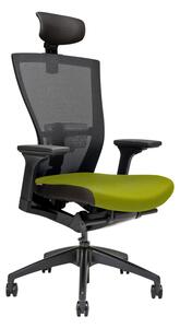 Kancelářská židle s podhlavníkem MERENS SP (více barev) Zelená