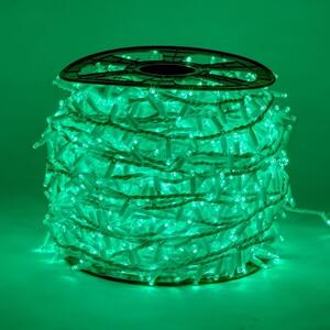 DLED SKN0102G DecoLED LED světelný řetěz - 100m, 2000 zelených diod, bílý kabel