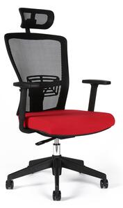 Kancelářská židle s podhlavníkem THEMIS SP (více barev) Červená