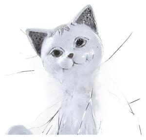 Dekorativní postava DKD Home Decor Bílý Kočka Romantický 30 x 40 cm 9 x 9 x 24 cm