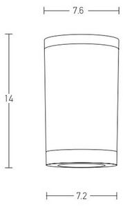 Zambelis E308 - Venkovní bodové svítidlo 1xGU10/7W/230V IP54 bílá