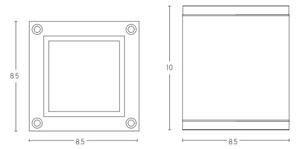 Zambelis E269 - Venkovní bodové svítidlo 1xGU10/35W/230V IP65 antracit