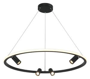 Zambelis 22013 - LED Stmívatelný lustr na lanku LED/59W/230V pr. 79 cm černá