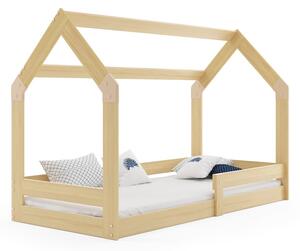 Dětská postel Domek 1 - 1 osoba, 80x160 – Borovice