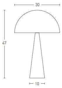 Zambelis 20211 - Stolní lampa 1xE27/25W/230V zlatá