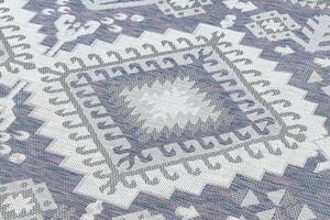Balta Kusový koberec Sisalový SION 3007 tkaný na plocho modrý růžový ecru Rozměr: 120x170 cm