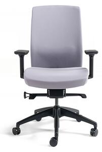 Kancelářská ergonomická židle BESTUHL J2 BP — více barev, bez podhlavníku Červená 202