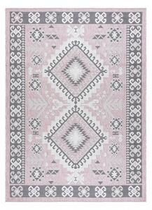 Balta Kusový koberec Sisalový SION 3007 tkaný na plocho růžový ecru Rozměr: 120x170 cm