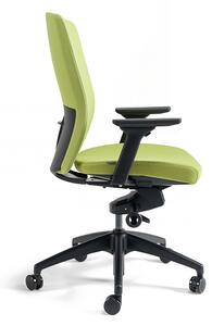 Kancelářská ergonomická židle BESTUHL J2 BP — více barev, bez podhlavníku Červená 202