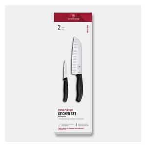 Victorinox - Sada kuchyňských nožů SWISS CLASSIC 2 ks černá