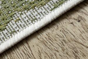 Balta Kusový koberec Sisalový SION 22128 tkaný na plocho listí ecru zelený Rozměr: 120x170 cm