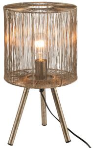 Mosazná kovová stolní lampa J-Line Nystad
