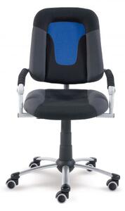 Rostoucí dětská židle na kolečkách Mayer FREAKY SPORT – s područkami Aquaclean černá/šedá 2430 08 397