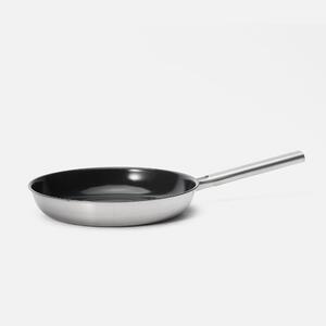 Fabini Pánev Lucca 4.0 Standard, ø 28 cm - Nepřilnavá nerezová beznýtová pánev z vícevrstvé nerezové oceli s nepřilnavým keramickým povrchem bez poklice
