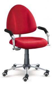 Rostoucí dětská židle na kolečkách Mayer FREAKY – s područkami Aquaclean červená 2436 08 30 461