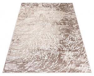 Makro Abra Moderní kusový koberec BREEZE 31014/44945 abstraktní hnědý béžový Rozměr: 80x150 cm