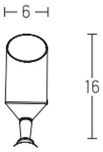 Zambelis E217 - Venkovní lampa 1xGU10/5W/230V IP65 černá