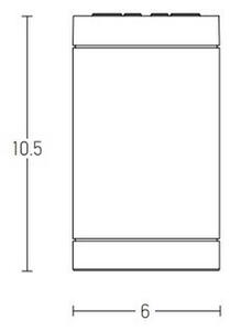 Zambelis E219 - Venkovní bodové svítidlo 1xGU10/7W/230V IP54 černá