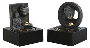 13493 Zahradní fontána DKD Home Decor Buddha Pryskyřice 18 x 18 x 24 cm Orientální (2 kusů)