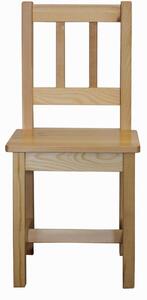 Dětská celodřevěná židle ANNA — masiv borovice
