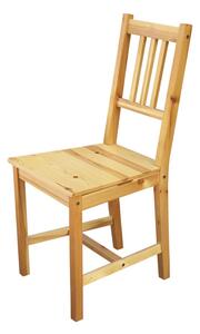Jídelní dřevěná židle CATIA — masiv smrk, lak
