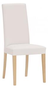 Jídelní celočalouněná židle Stima Nancy - PU kůže nebo látka, více barev Varianta 8 - buk, koženka beige