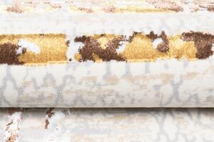 Makro Abra Kusový koberec GOLDEN MZ38K Moderní Klasický krémový hnědý Rozměr: 140x200 cm