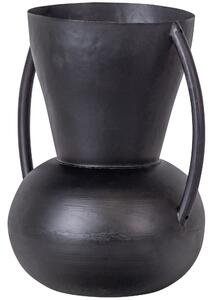 Váza SIEP kovová černá 44x 35 cm WOOOD