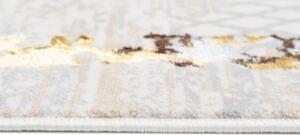 Makro Abra Kusový koberec GOLDEN MZ38K Moderní Klasický krémový hnědý Rozměr: 140x200 cm