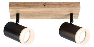 Rabalux 73122 - Stropní bodové svítidlo TORAS 2xGU10/5W/230V dub
