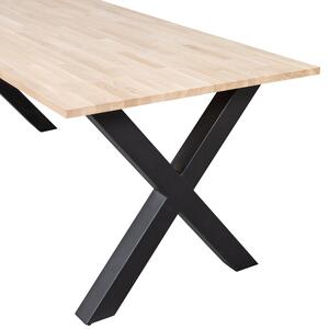 Jídelní stůl TABLO dub 200x 90 cm (X noha) WOOOD