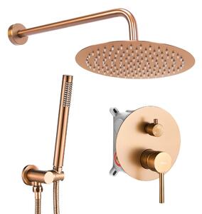 Podomítková sprchová sada Rea Lungo Copper Brush + BOX