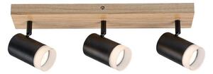 Rabalux 73123 - Stropní bodové svítidlo TORAS 3xGU10/5W/230V dub