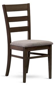 ITTC Stima Židle VIOLA s čalouněným sedákem Odstín: Dub Sonoma, Látky: GENEZA soft 4