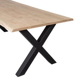 Jídelní stůl TABLO dub 160x 90 cm (X noha) WOOOD