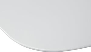 Stolní deska TABLO oválná jasan bílá 220x 100 cm WOOOD