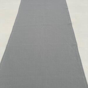 Lněný běhoun ubrus 145x40 cm Len šedý