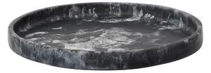 Dekorativní kulatý tác Mist Charcoal Ø 30 cm