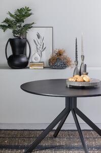 Jídelní stůl BRUNO černý kulatý Ø120 cm WOOOD