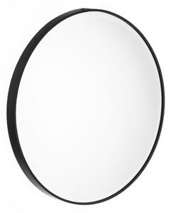 3198 Nástěnné zrcadlo Černý Hliník Sklo 40 x 2,8 x 40 cm