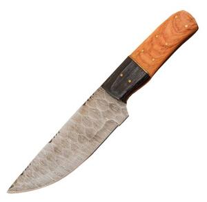 KnifeBoss lovecký damaškový nůž Damascus Olive