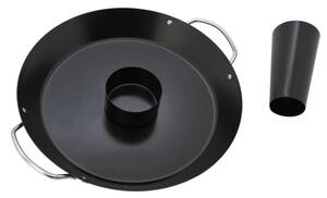 Grilovací stojan s pánví na kuře 30 cm