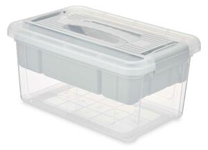 Kipit Multifunkční box Šedý Transparentní Plastické 5 L 29,5 x 14,5 x 19,2 cm (6 kusů)