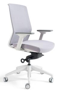 Kancelářská ergonomická židle BESTUHL J17 WHITE — více barev Modrá