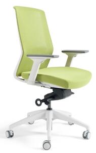 Kancelářská ergonomická židle BESTUHL J17 WHITE — více barev Zelená