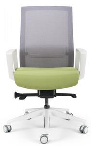 Kancelářská ergonomická židle BESTUHL S27 WHITE — více barev, snímatelný potah Černá